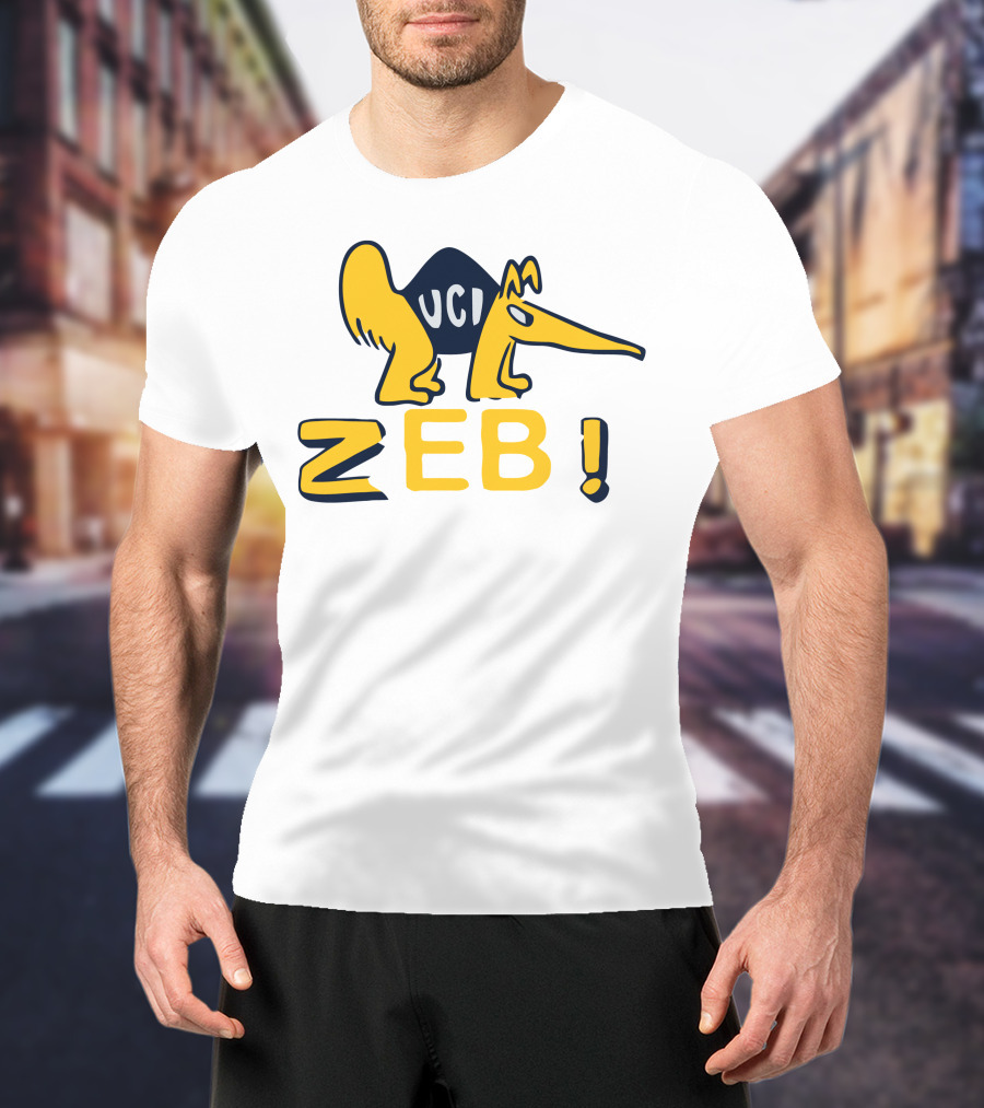 UCI Zeb Baseball Anteater T-Shirt