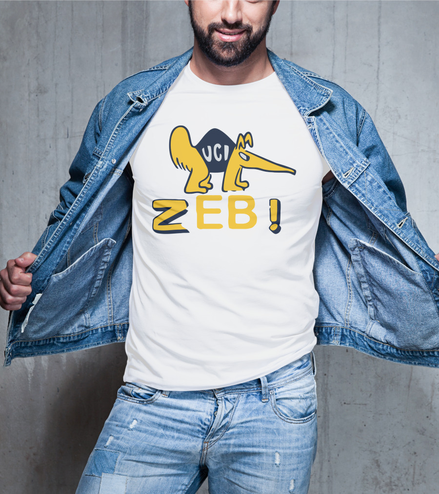 UCI Zeb Baseball Anteater T-Shirt