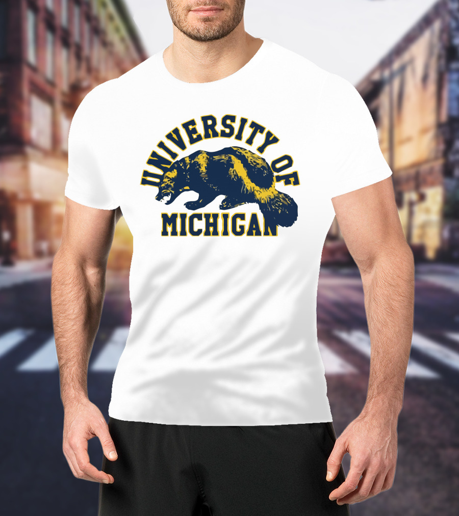 University Of Michigan Wolverines Vintage Wolverine T-Shirt