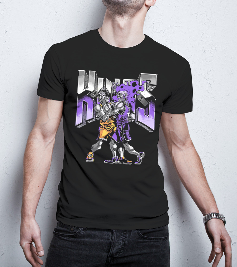 Sacramento Kings Revenge Of The Dead Basketball Duel Zombie Warriors T-Shirt