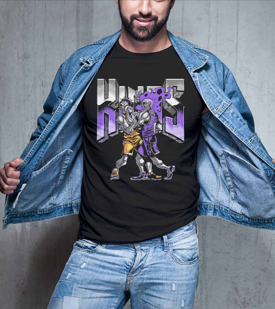 Sacramento Kings Revenge Of The Dead Basketball Duel Zombie Warriors T-Shirt