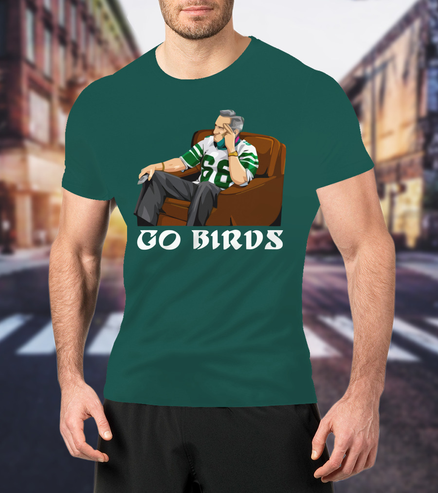 Go Birds Philadelphia Eagles Football 66 Jersey Fan T-Shirt