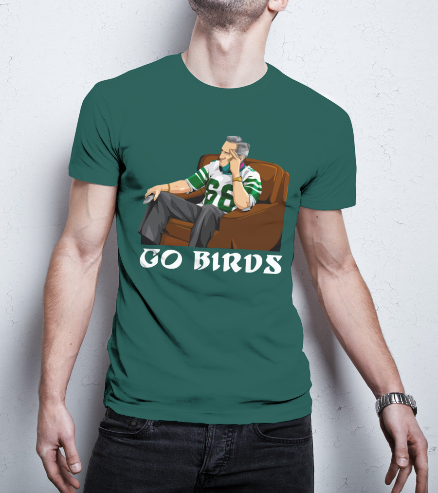 Go Birds Philadelphia Eagles Football 66 Jersey Fan T-Shirt
