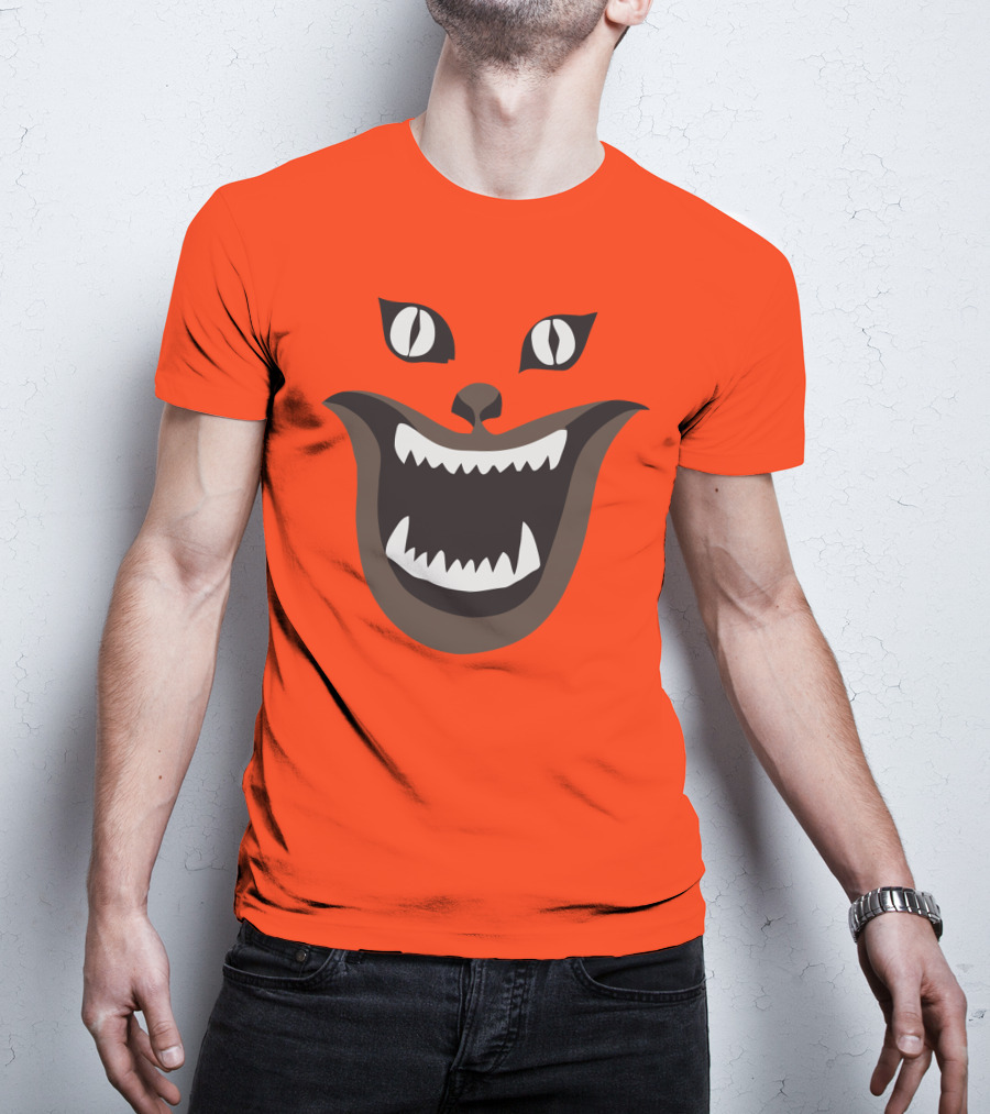 Hausu Cat Face Illustration Iconic Japanese Horror Movie Image T-Shirt