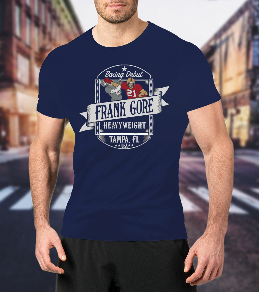 Frank Gore Boxing Debut Heavyweight Tampa FL USA T-Shirt