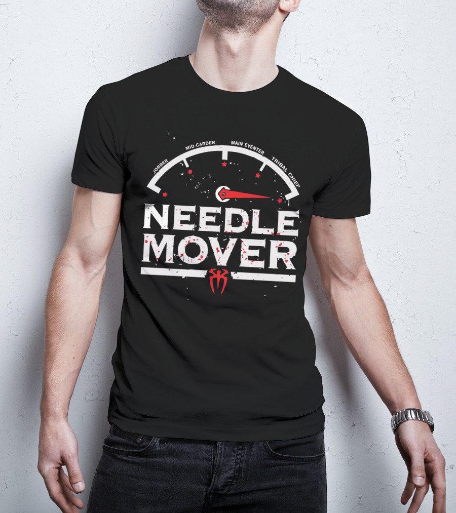 Roman Reigns Needle Mover Tribal Chief Main Eventer Authentic T-Shirt