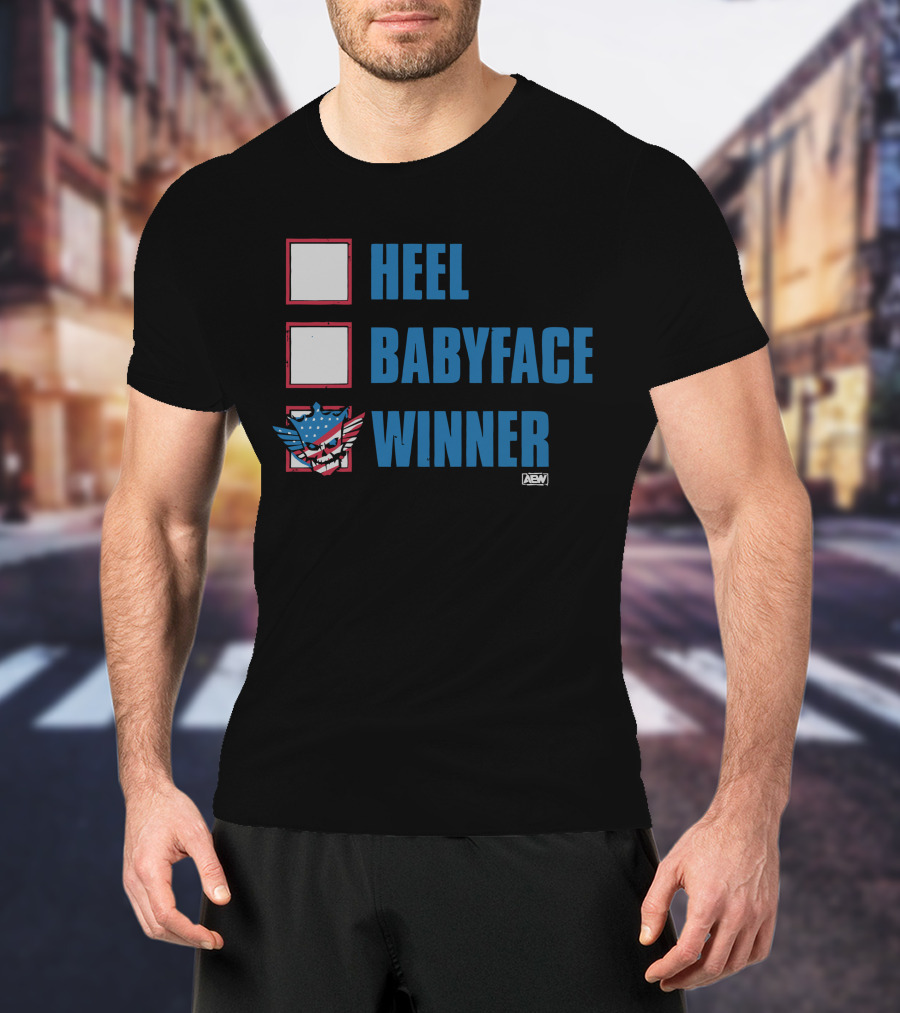 Cody Rhodes Heel Babyface Winner AEW American Eagle T-Shirt