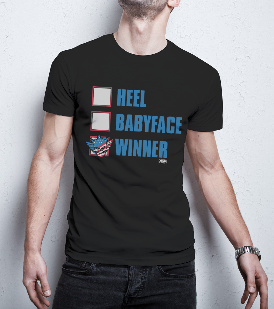 Cody Rhodes Heel Babyface Winner AEW American Eagle T-Shirt