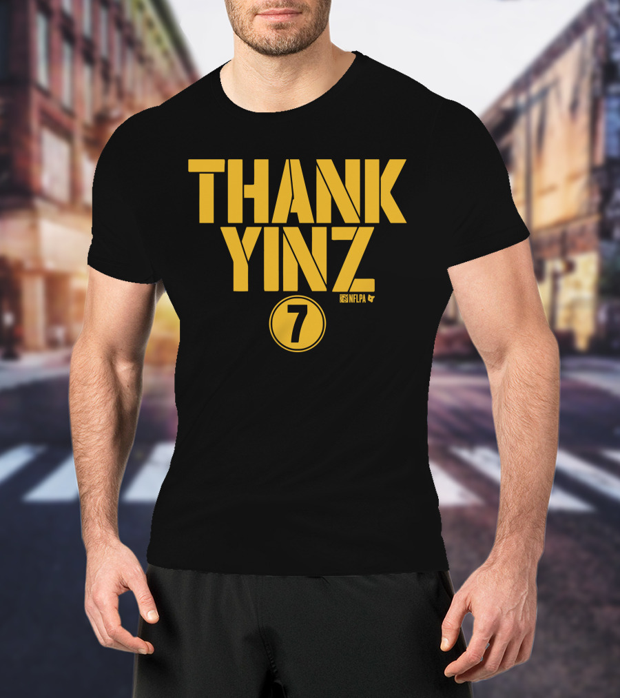 Thank Yinz 7 NFLPA Ben Roethlisberger Shop T-Shirt