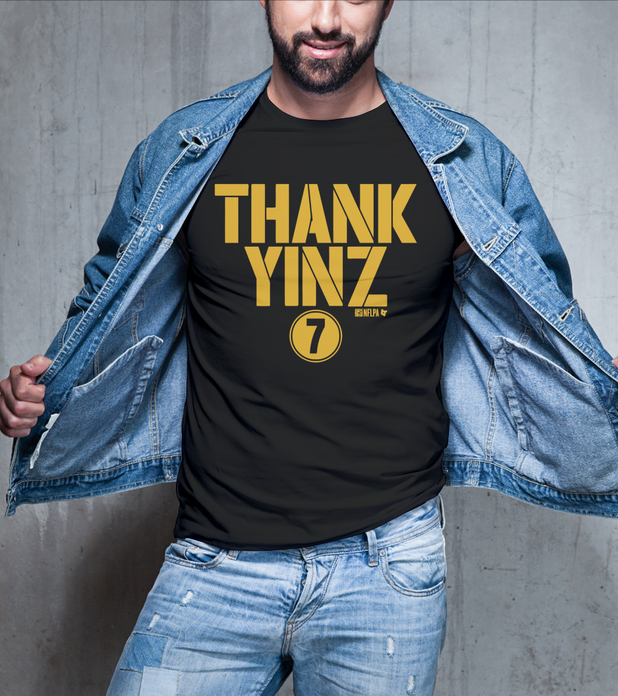 Thank Yinz 7 NFLPA Ben Roethlisberger Shop T-Shirt