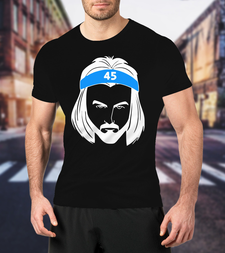 Brady Manek Tar Heel 45 Headband T-Shirt