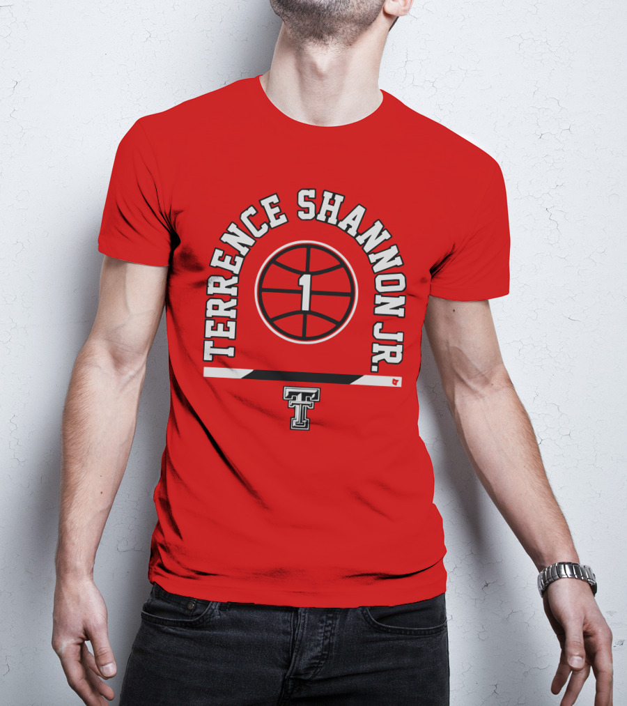 Terrence Shannon Jr. Texas Tech Basketball Number 1 T-Shirt