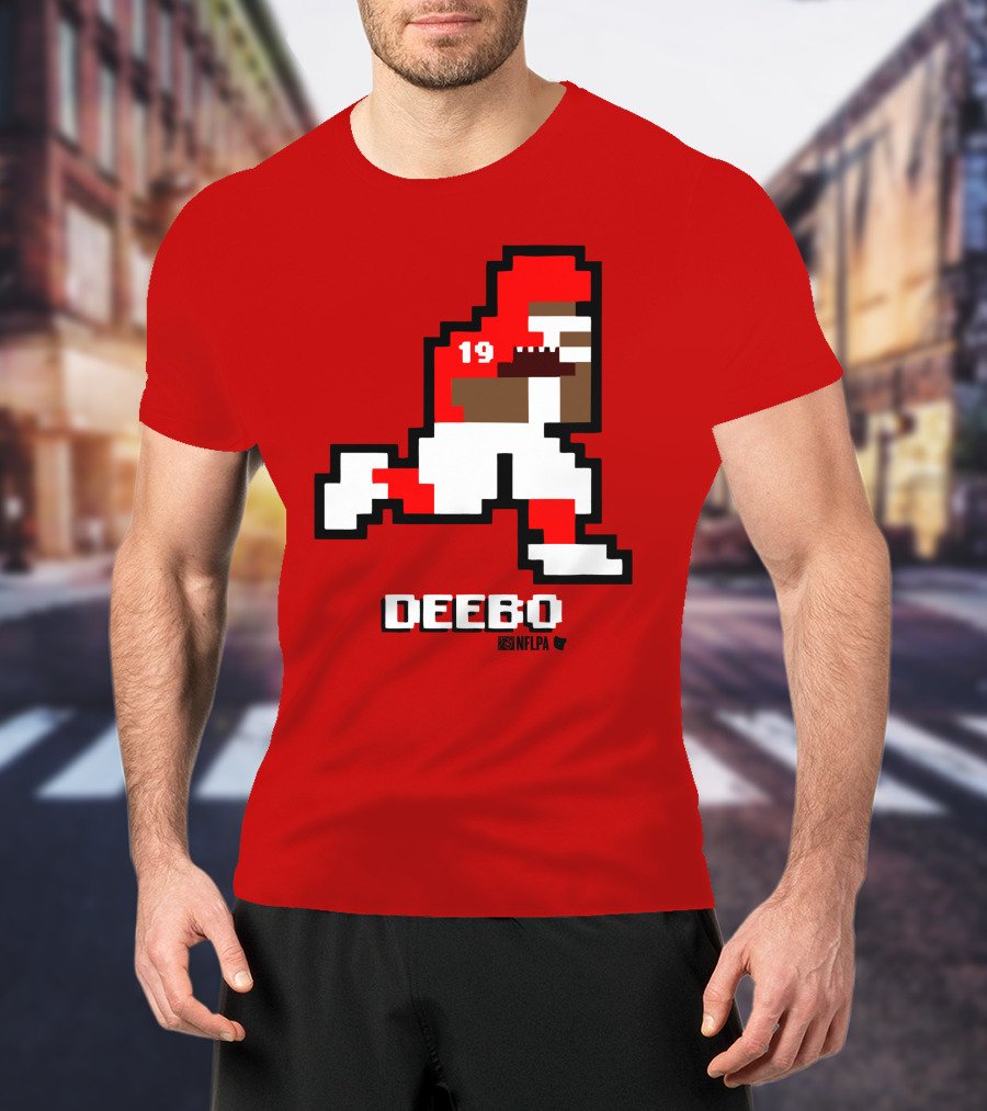 Deebo Samuel 8-Bit Retro NFLPA Number 19 Football T-Shirt