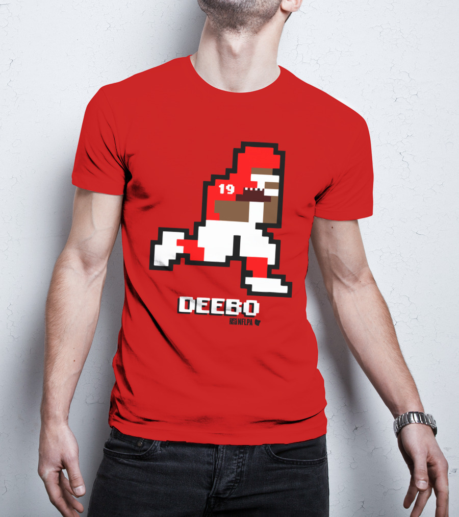 Deebo Samuel 8-Bit Retro NFLPA Number 19 Football T-Shirt