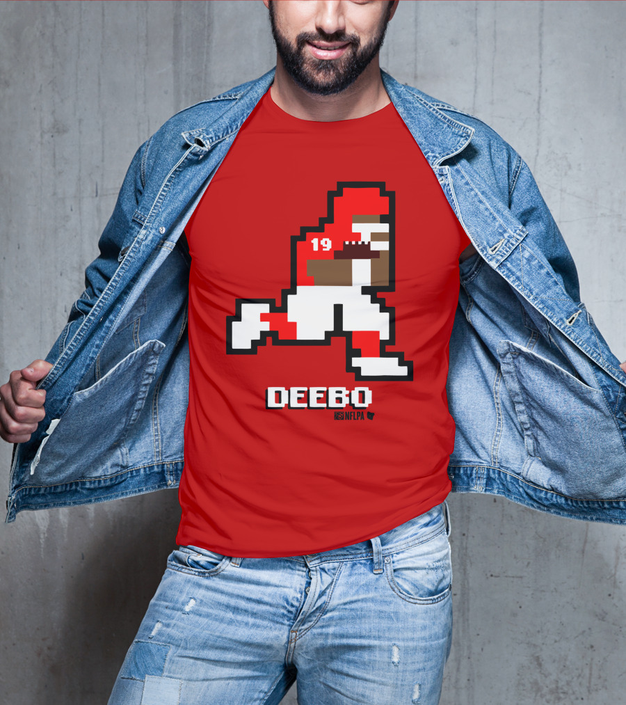 Deebo Samuel 8-Bit Retro NFLPA Number 19 Football T-Shirt