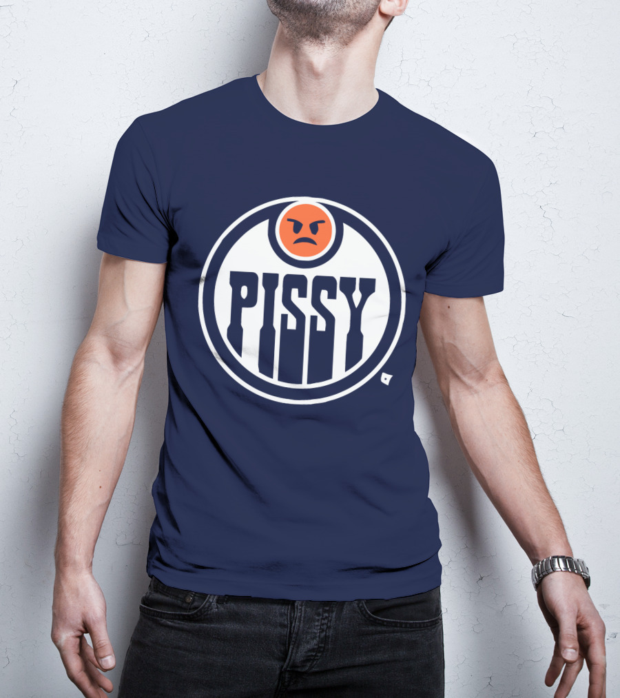 Pissy Emoticon Oilers T-Shirt