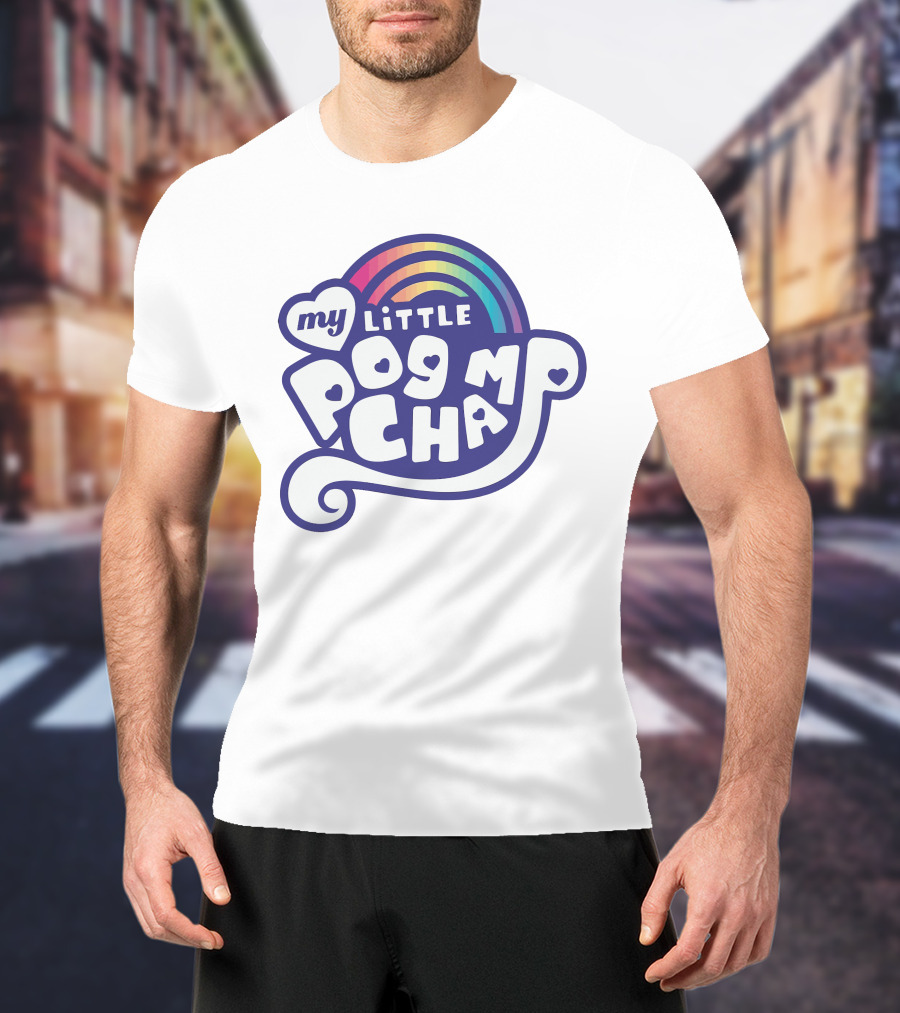 Rainbow My Little Pogchamp Hearts T-Shirt