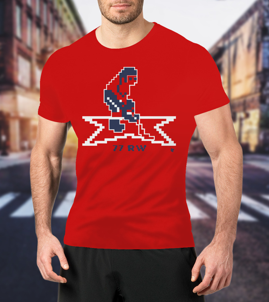 T.J. Oshie 77 RW Throwback Hockey Pixel T-Shirt