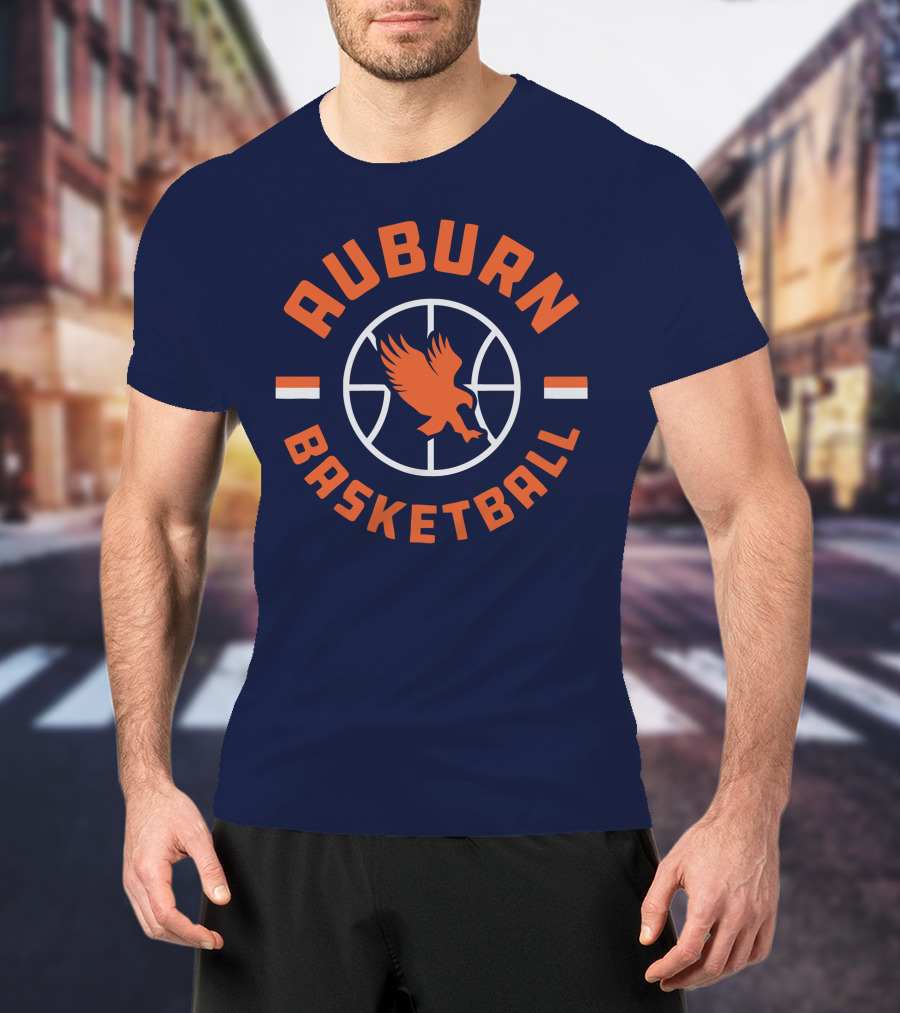 Auburn Basketball Eagle Hoop T-Shirt