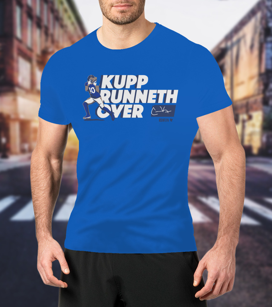Kupp Runneth Over Cooper Kupp NFLPA 10 Football Player T-Shirt