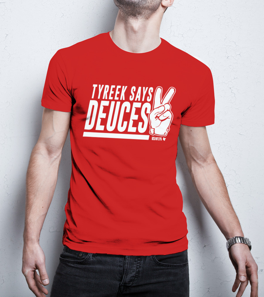 Tyreek Says Deuces Nflpa T-Shirt
