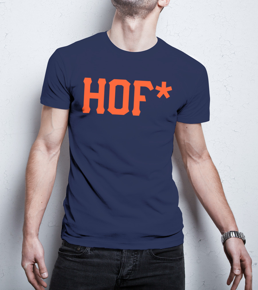 HOF* Navy Orange T-Shirt