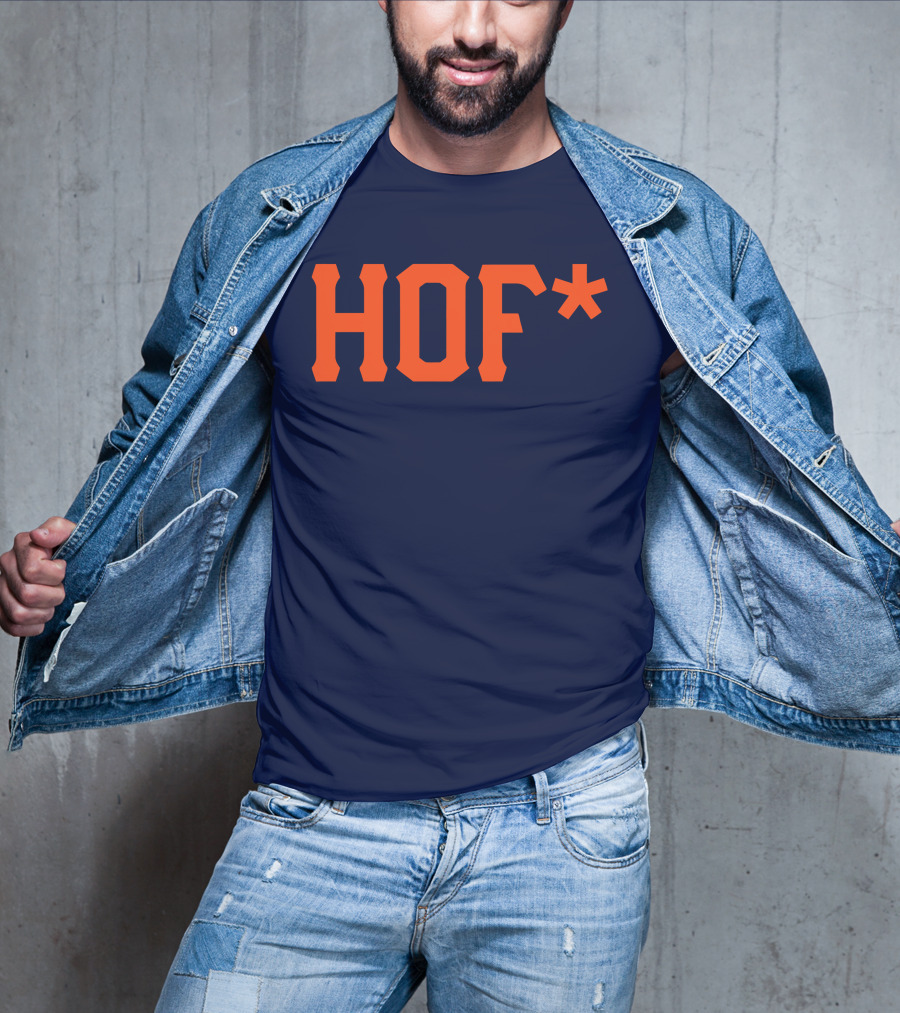 HOF* Navy Orange T-Shirt