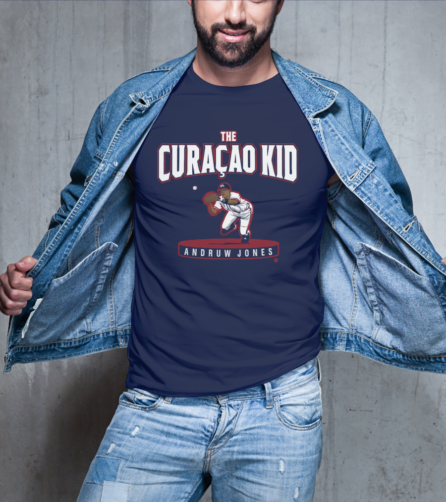 The Curaçao Kid Andruw Jones Baseball Player T-Shirt