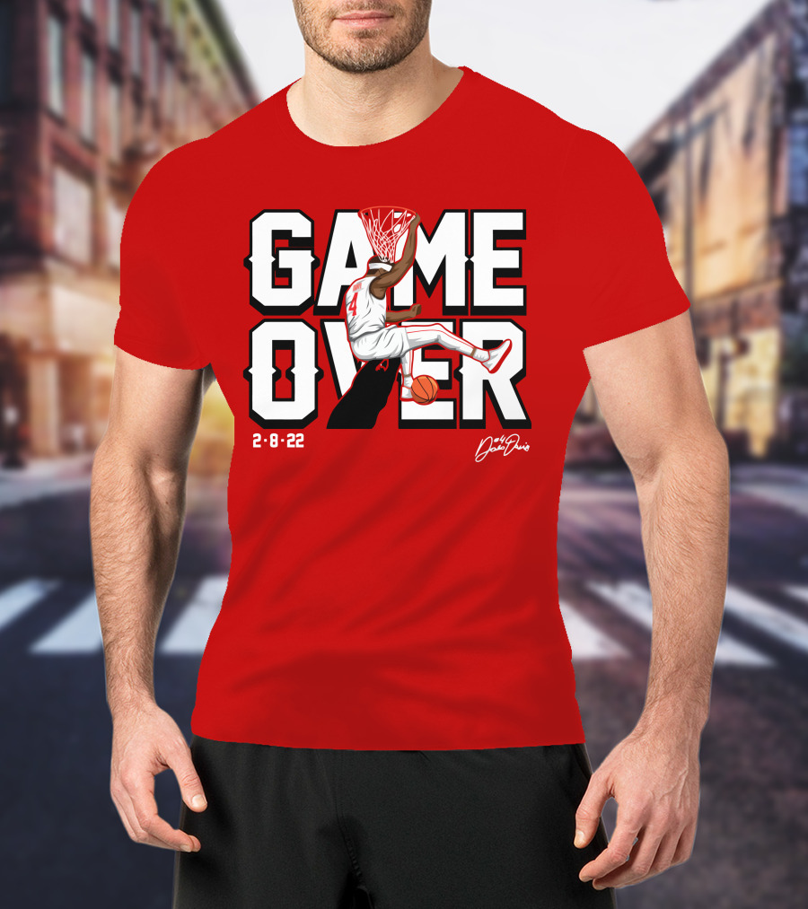 Davonte Devo Davis Game Over Dunk 2-8-22 Signature T-Shirt
