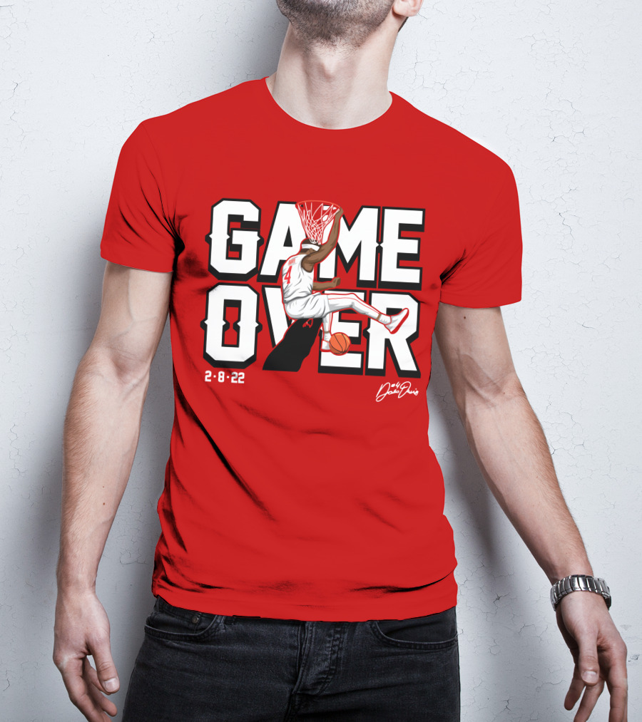 Davonte Devo Davis Game Over Dunk 2-8-22 Signature T-Shirt