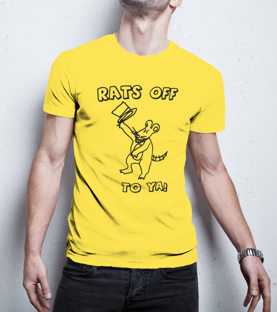 Rats Off To Ya Dancing Rat Top Hat T-Shirt