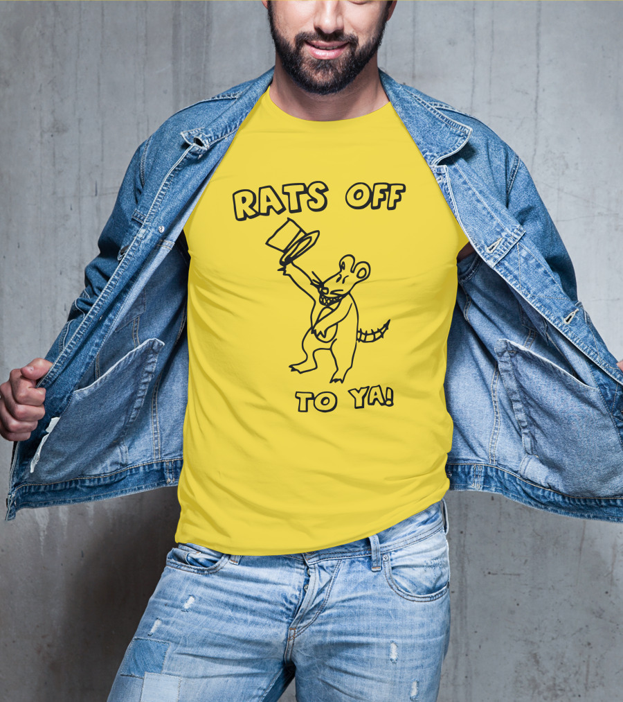 Rats Off To Ya Dancing Rat Top Hat T-Shirt