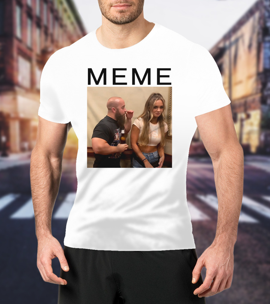 MEME John Silver Bottle Bearded Conversation T-Shirt