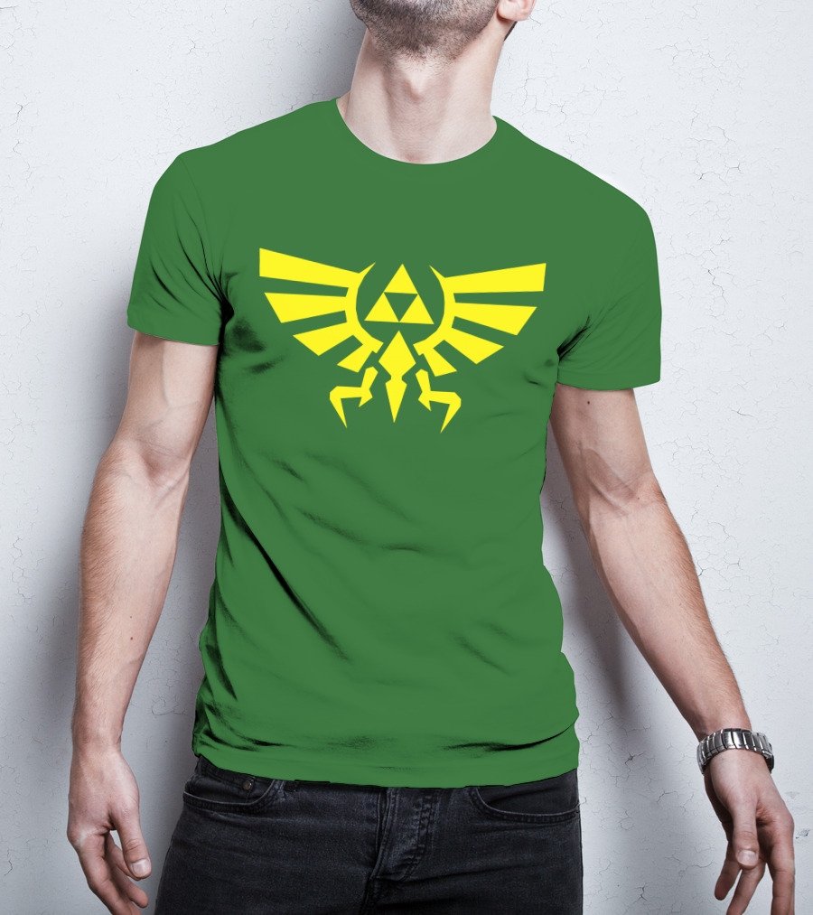 Triforce Hylian Crest And Cargo Shorts T-Shirt