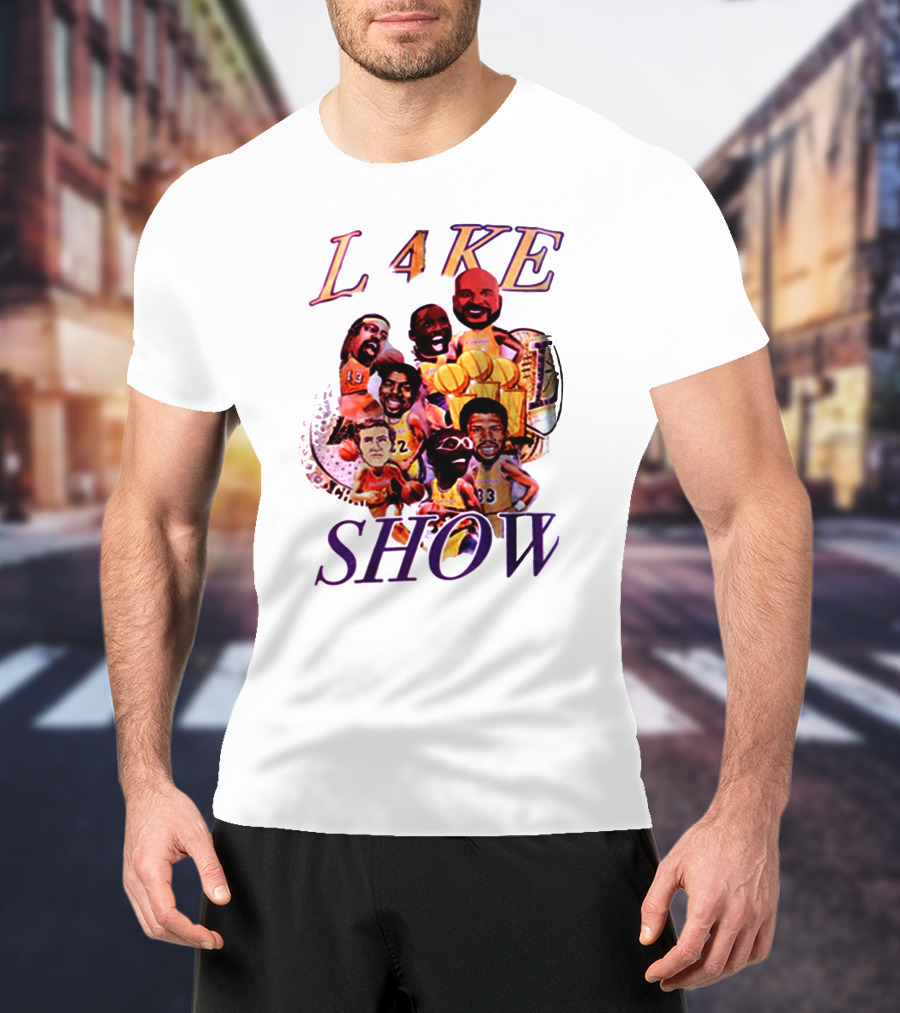 L4KE SHOW LeBron James Laker Legends T-Shirt