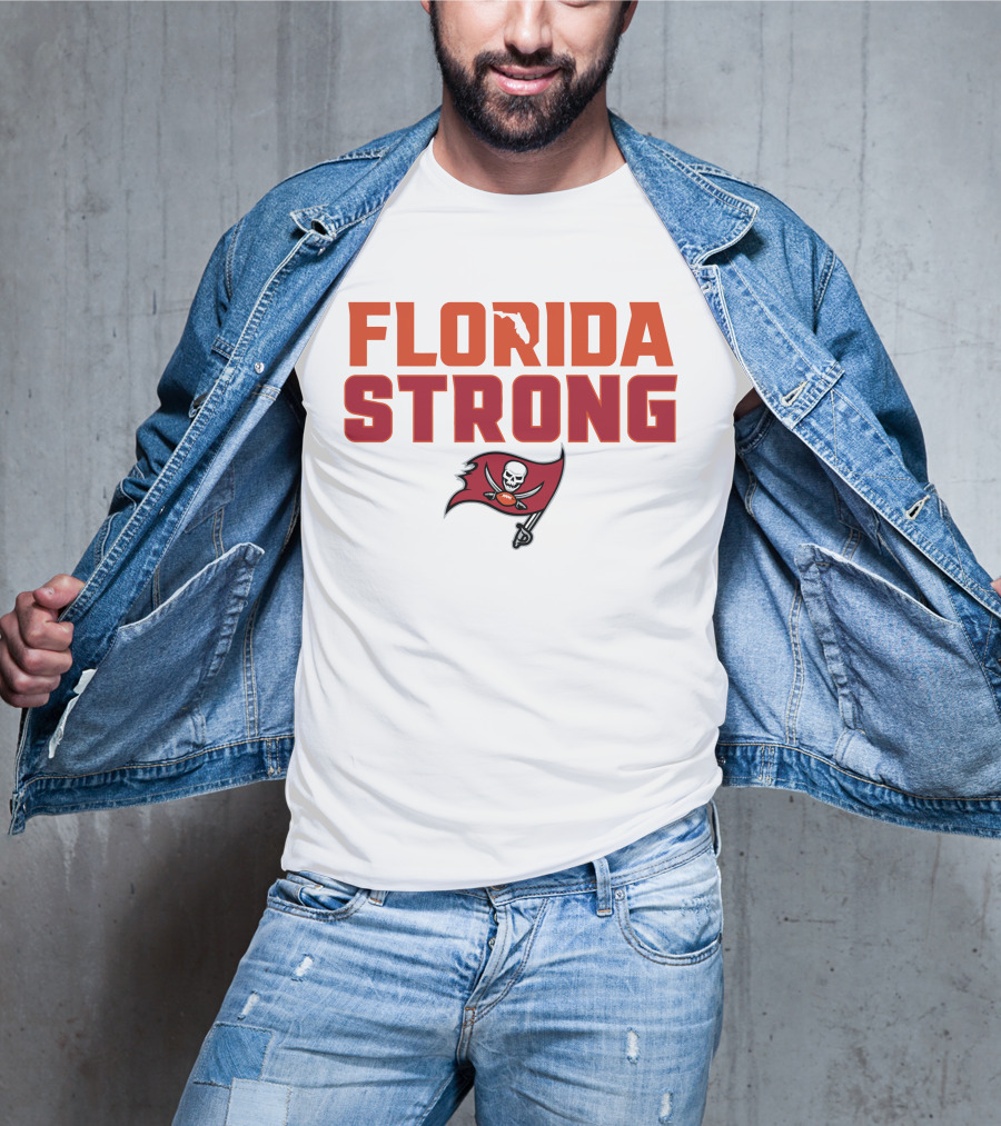 Florida Strong Buccaneers Logo Elements T-Shirt