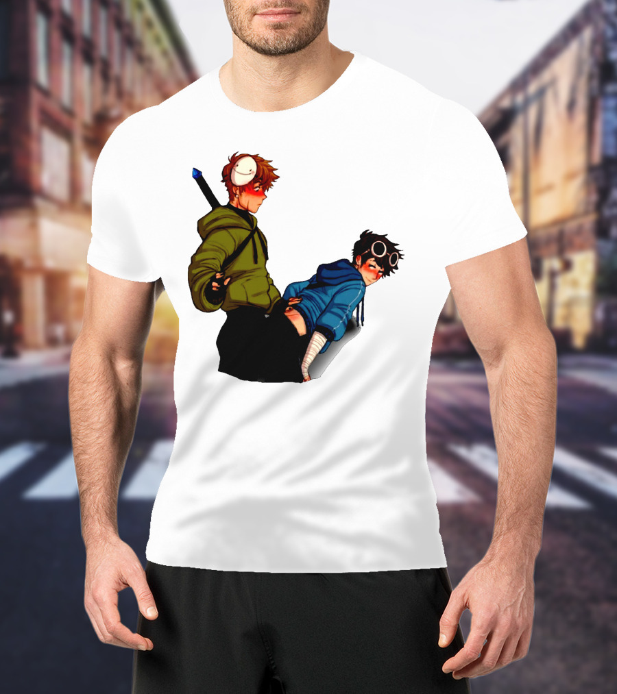 DreamNotFound Fanart Characters Fantasy Hoodie Sword Virtual Goggles T-Shirt