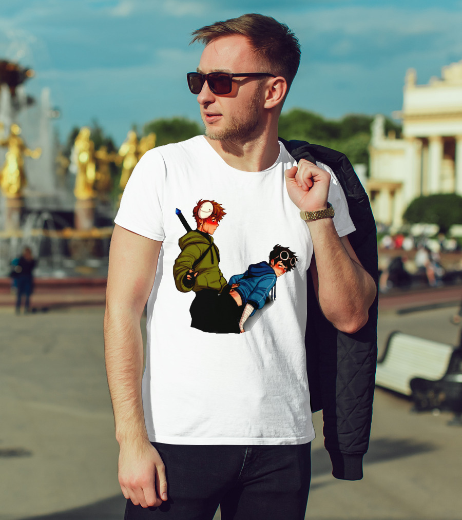 DreamNotFound Fanart Characters Fantasy Hoodie Sword Virtual Goggles T-Shirt