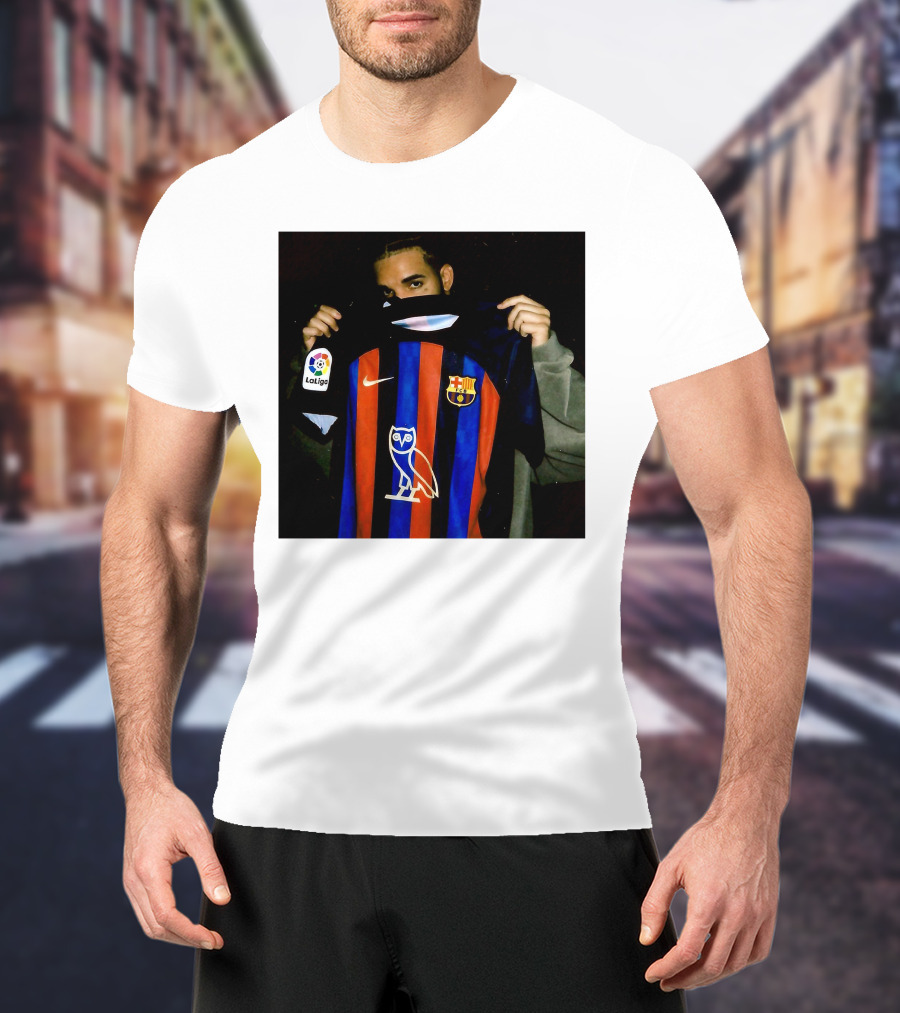 Drake Barcelona La Liga OVO FC Barcelona Jersey T-Shirt
