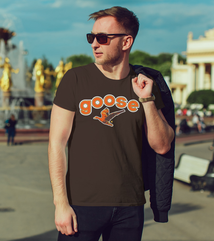 Goose Padres Brown And Orange T-Shirt