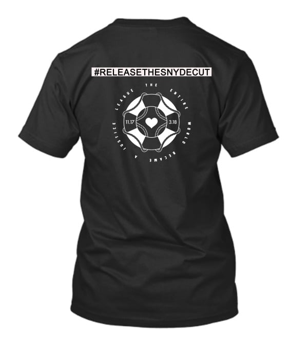 Justice League Symbols With Ancient Lazaros World Imagery And Iconic Logos 214 241 T-Shirt