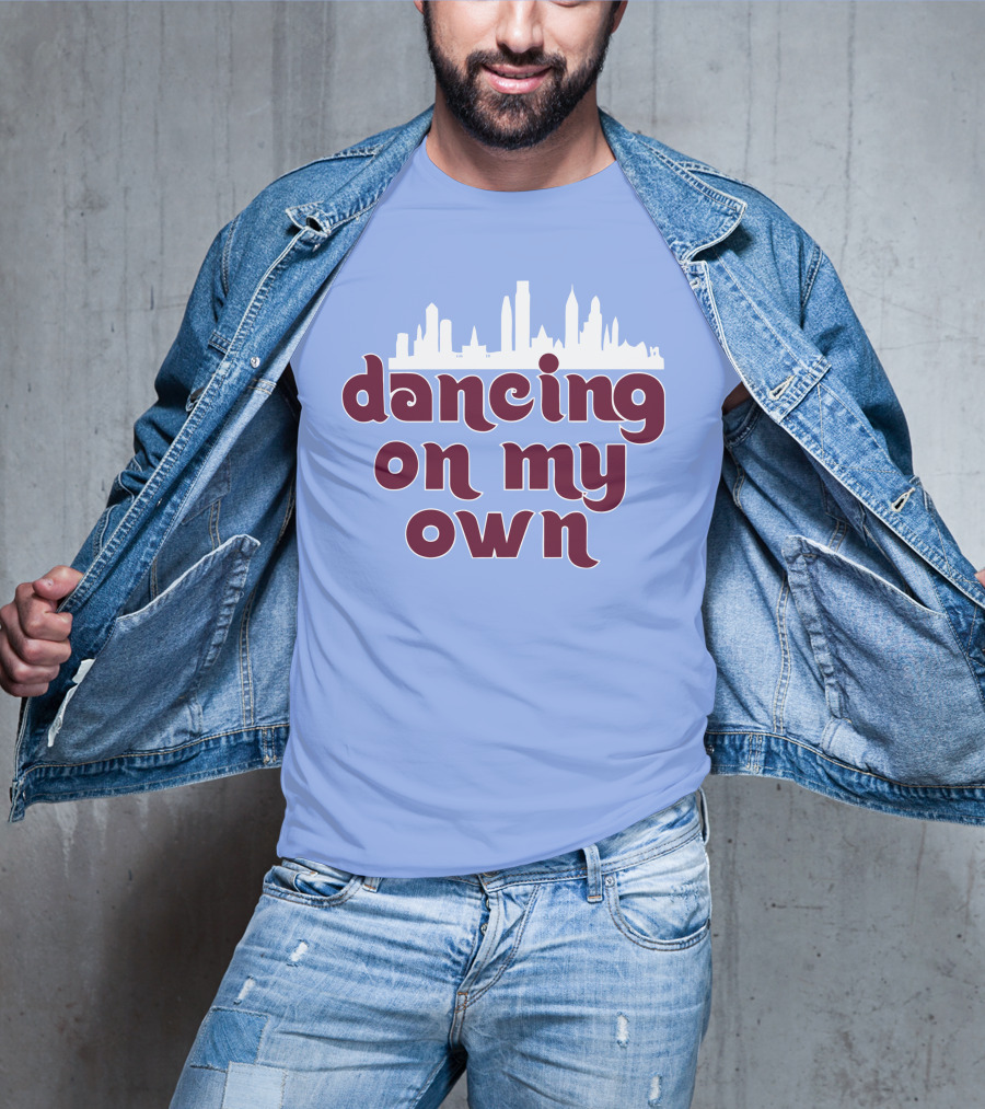 Phillies Dancing On My Own City Skyline T-Shirt