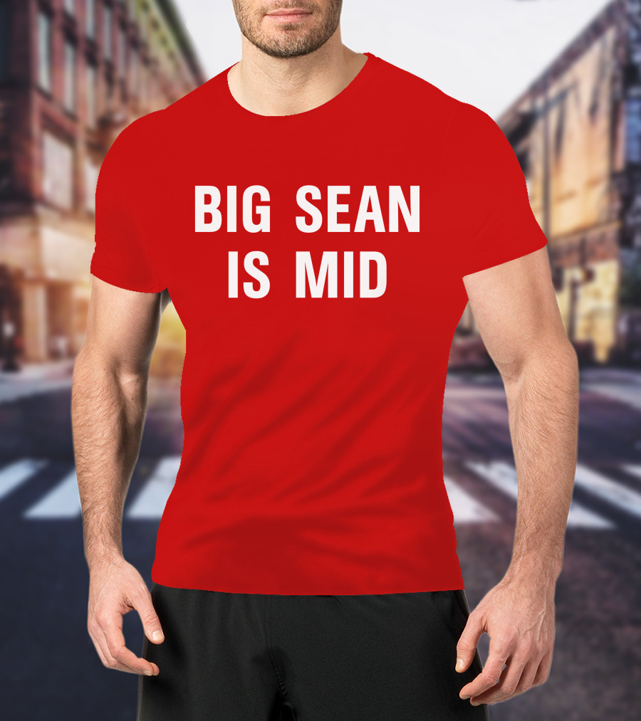 Big Sean Is Mid Statement In T-Shirt