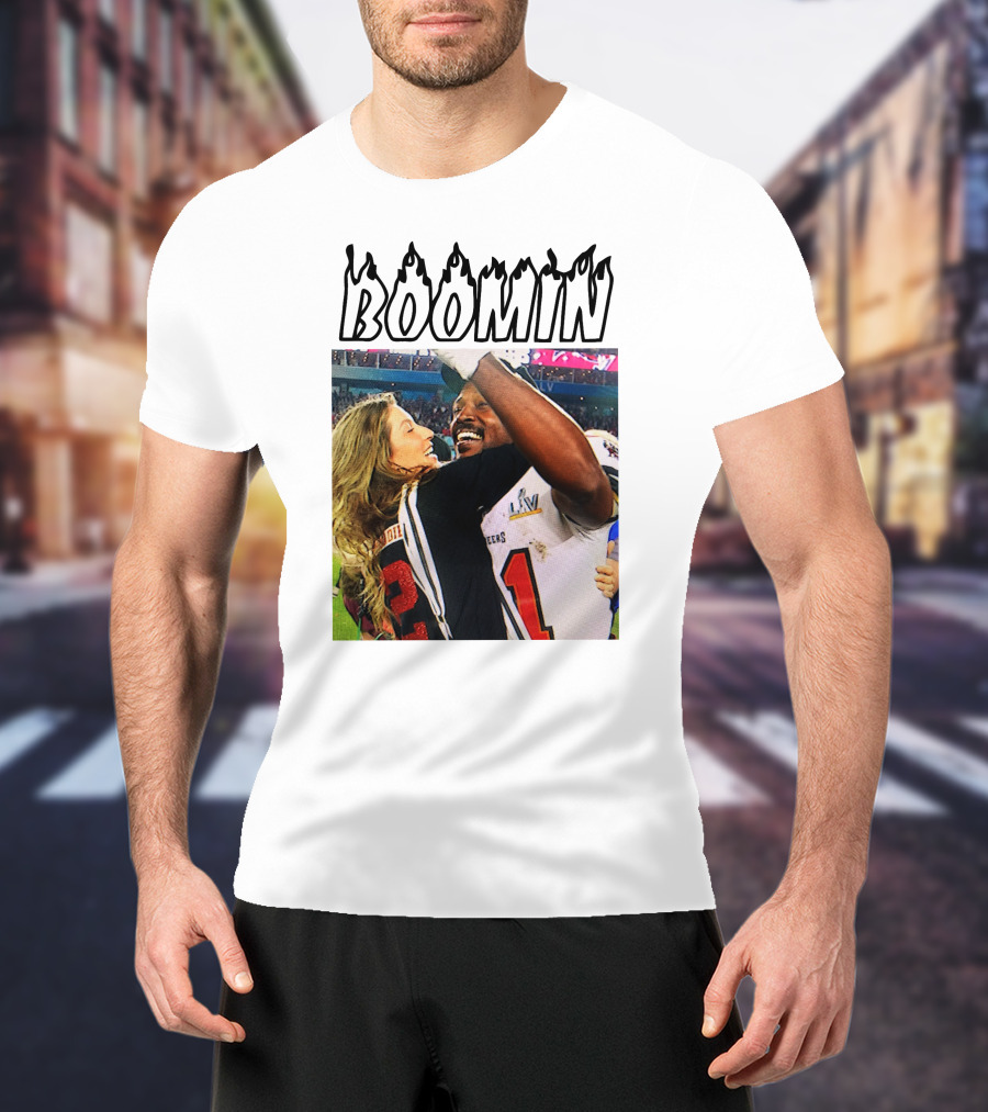 Boomin Antonio Brown Gisele NFL T-Shirt