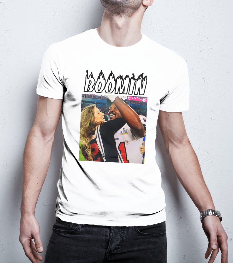 Boomin Antonio Brown Gisele NFL T-Shirt