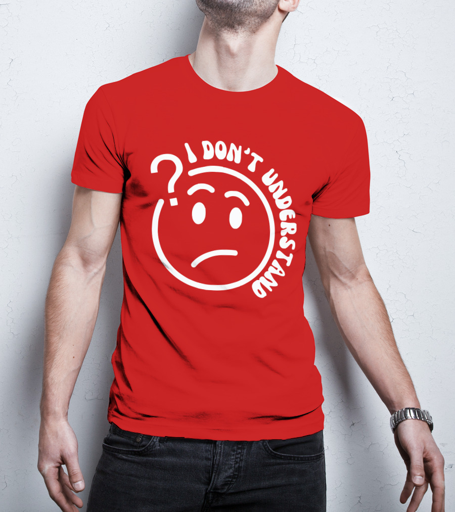I Don’t Understand Question Mark Face Cropped T-Shirt