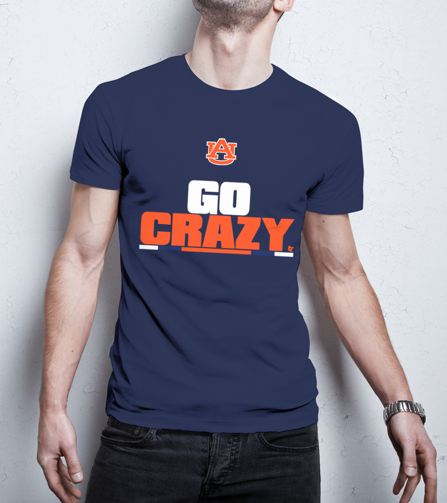 Auburn University Go Crazy Football Tigers T-Shirt