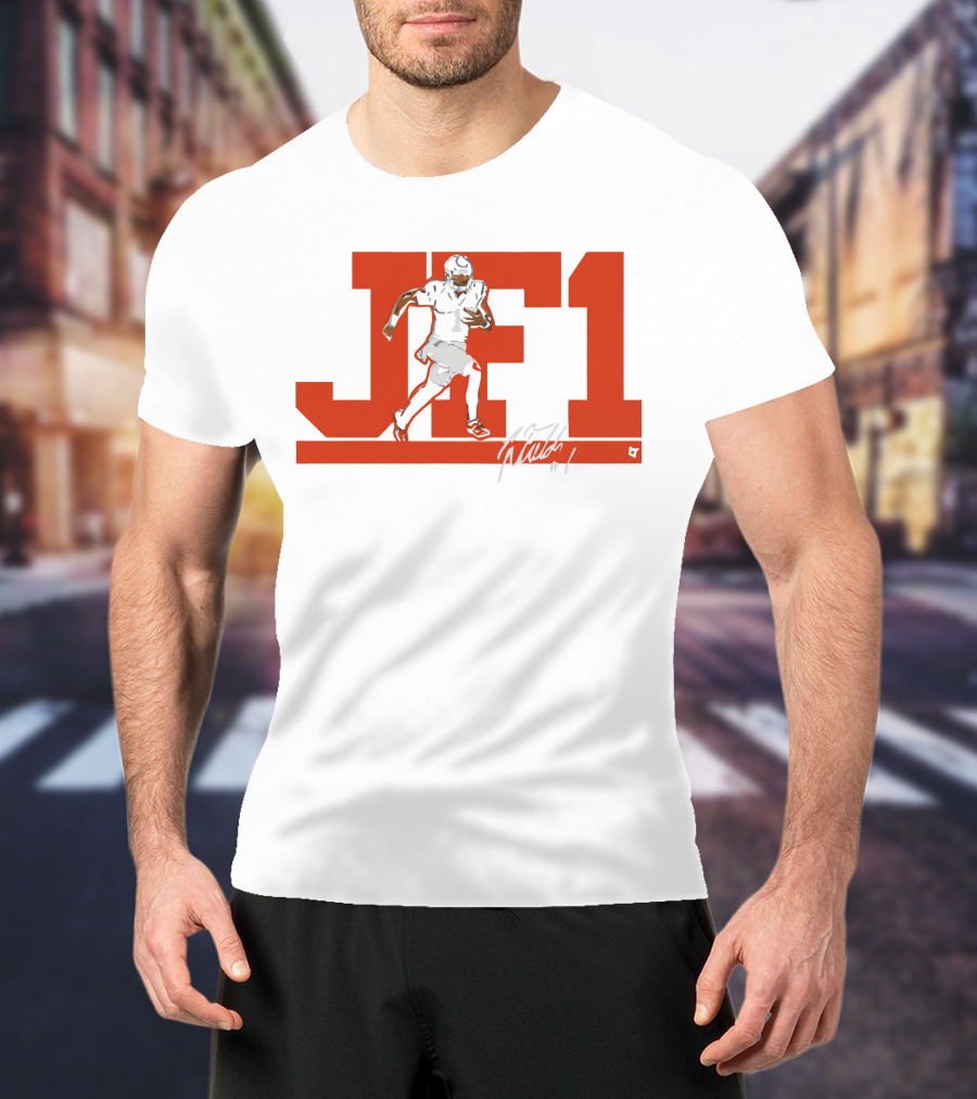 JF1 Justin Fields Football Signature T-Shirt