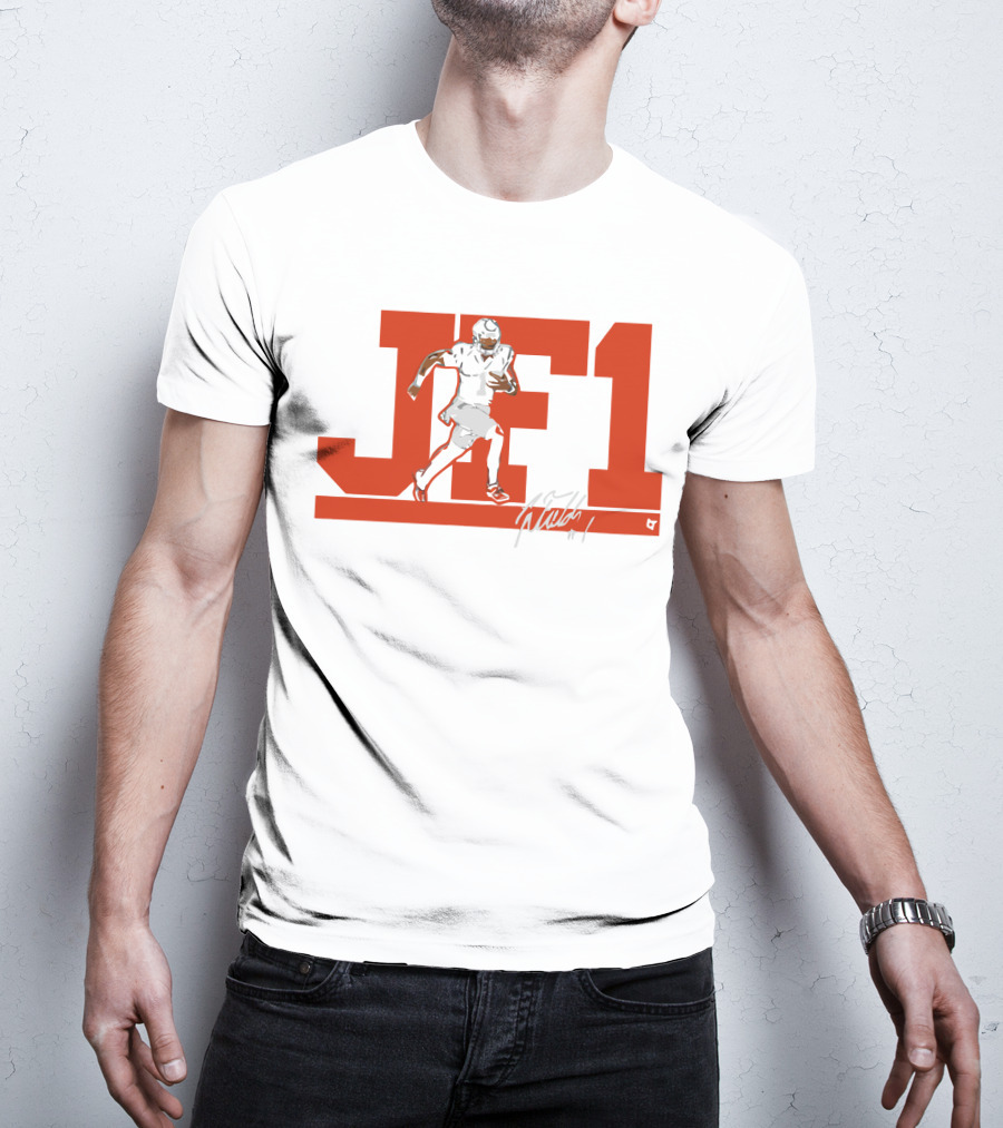 JF1 Justin Fields Football Signature T-Shirt