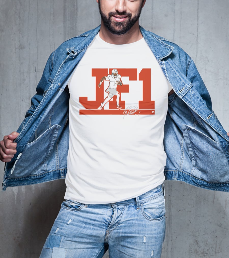 JF1 Justin Fields Football Signature T-Shirt